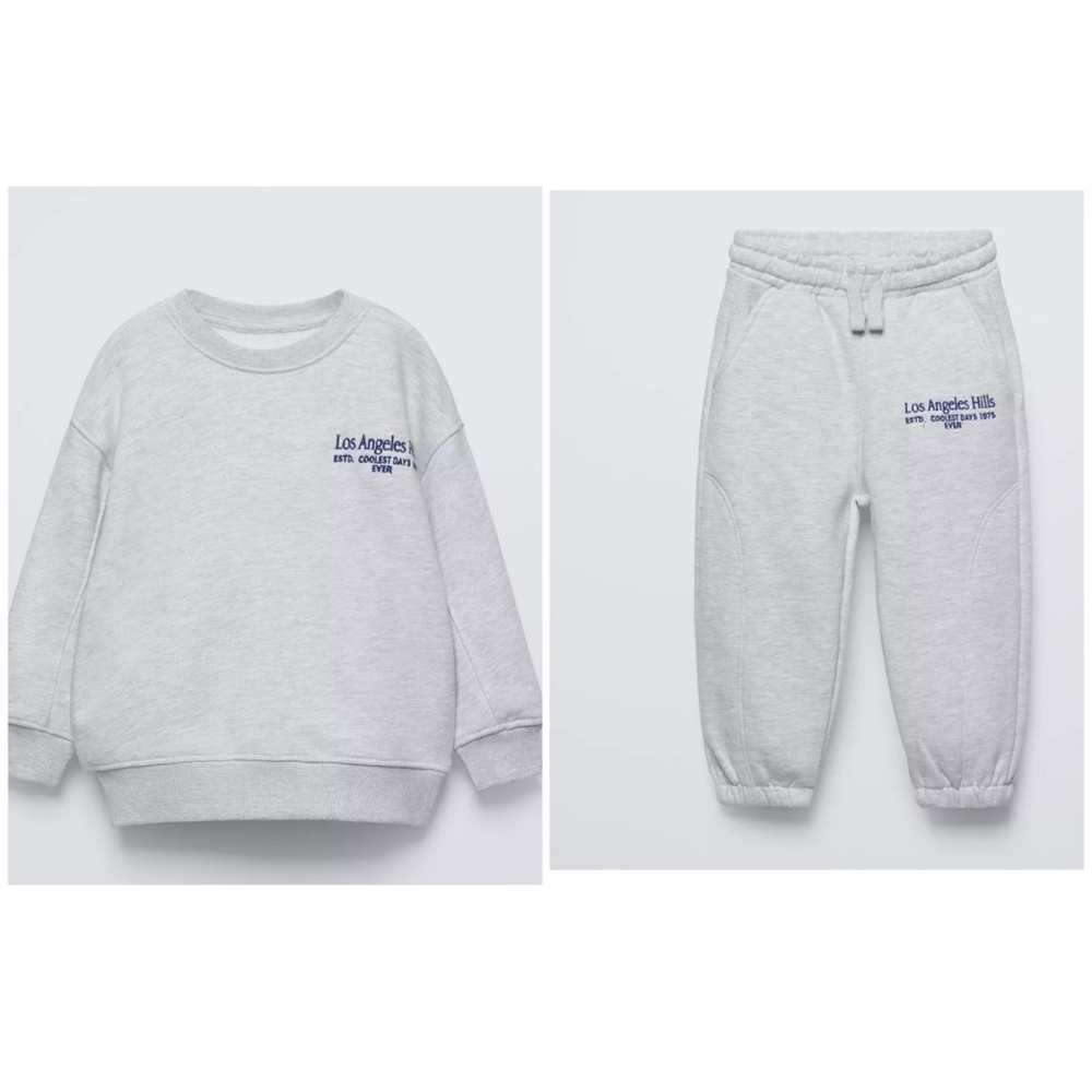 ZARA TODDLER BOY JOGGER SET!  WORN 2X!  SIZE 6 YEARS OLD!